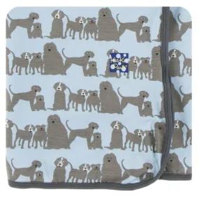 KicKee Pants London Swaddling Blanket in London Dogs