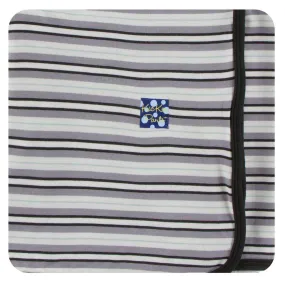 Kickee Pants - Print Swaddling Blanket - India Pure Stripe