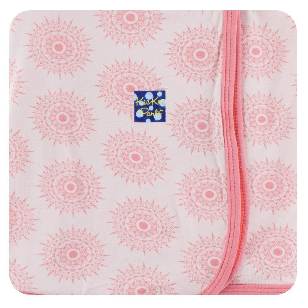 Kickee Pants - Print Swaddling Blanket - Macaroon Mandala