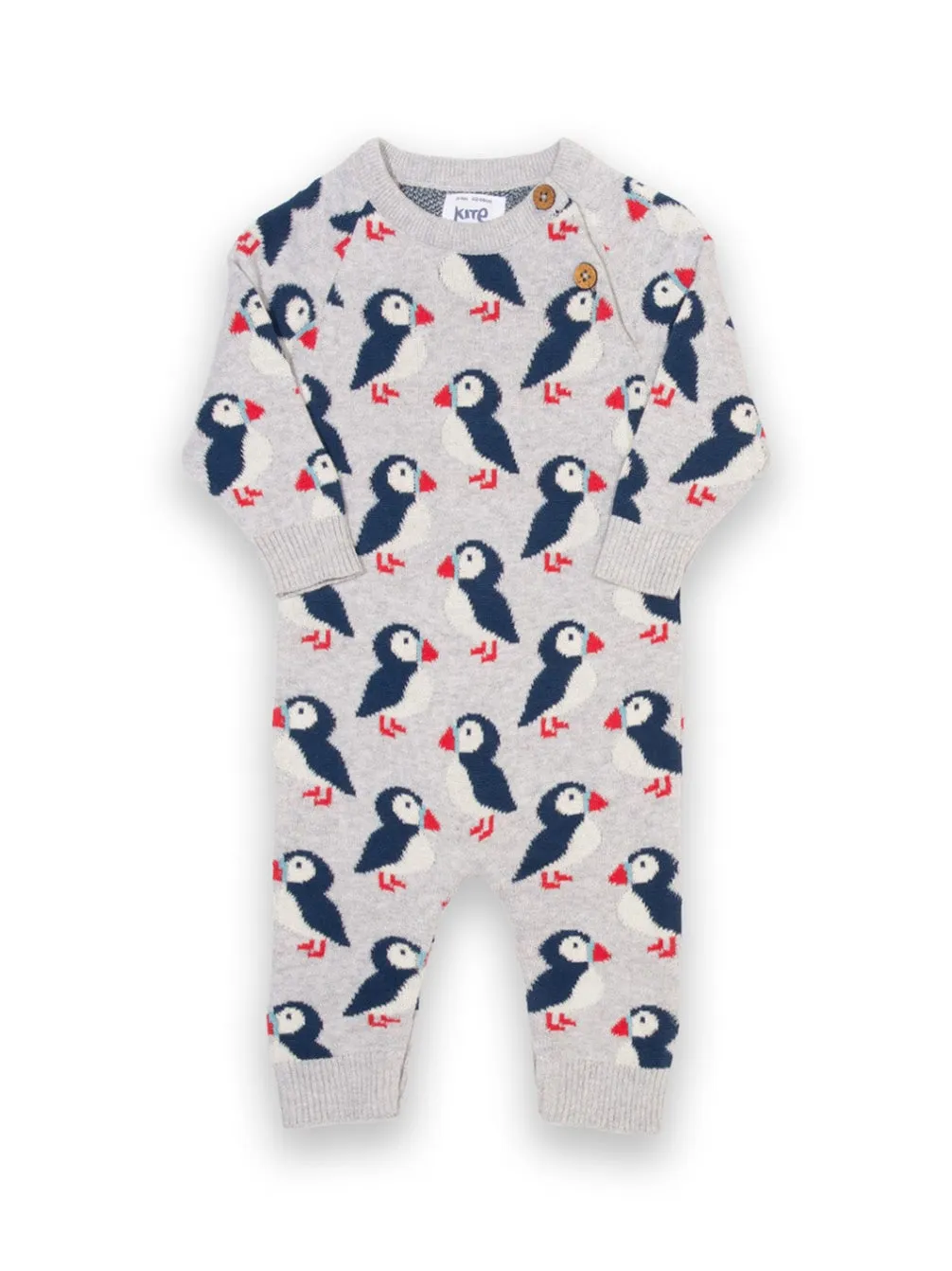 Kite Puffin Knitted Romper 8853-Bur