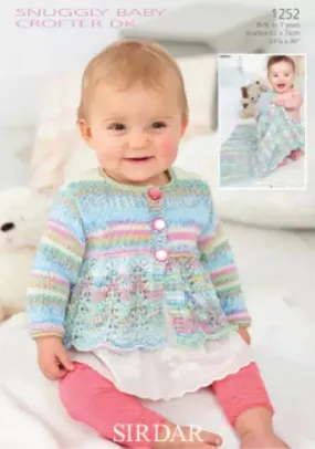 Leaflet 1252 - Sirdar Snuggly Baby Crofter DK Birth to 7 yrs