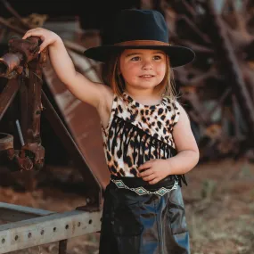 Leopard Sueded Fringe Shirt Toddler (2T-5T)