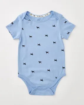 Lil Kids Mini Dog Print Onesie