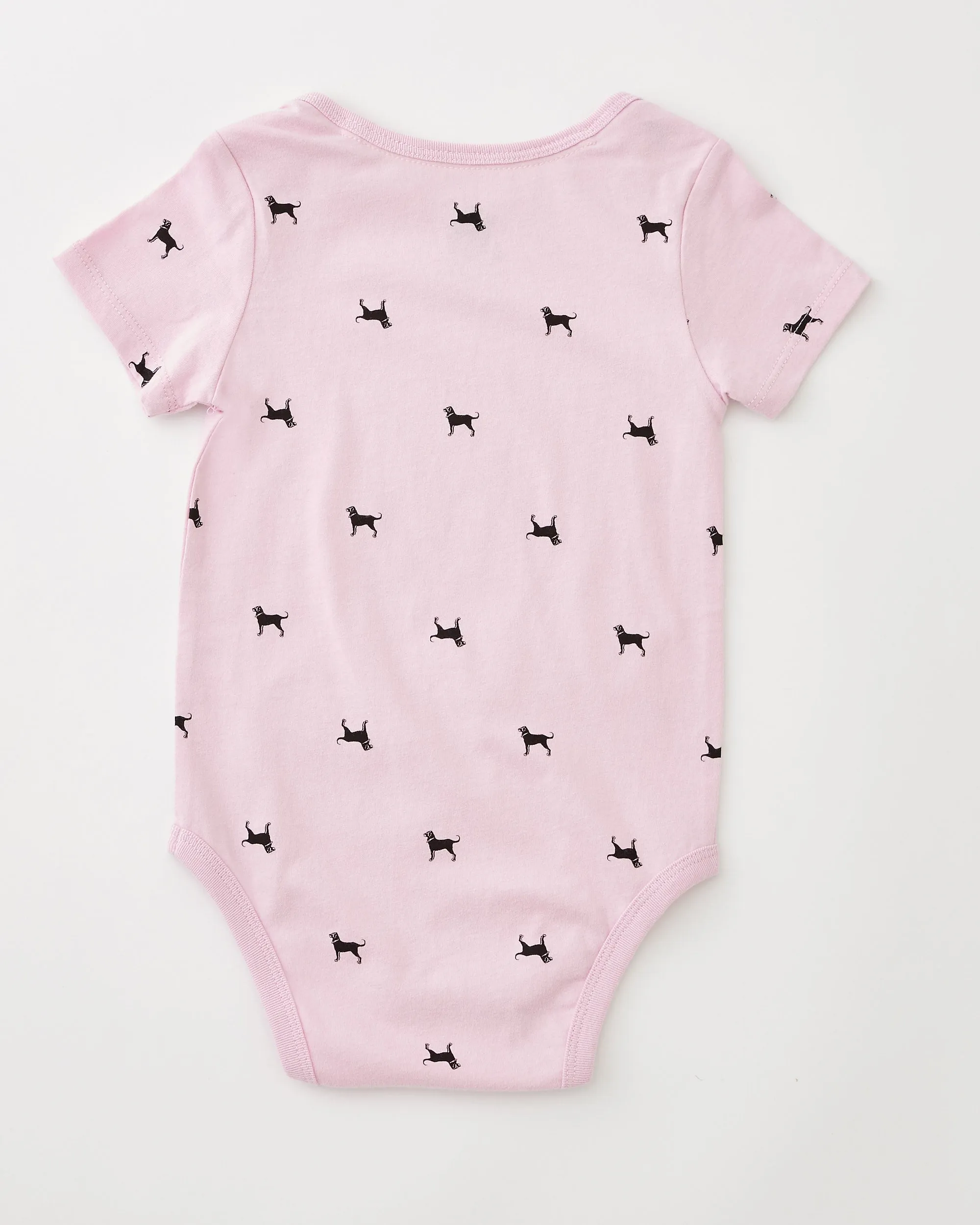 Lil Kids Mini Dog Print Onesie