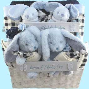 Little Sailors Luxury Baby Gift Hamper for Twin Boys