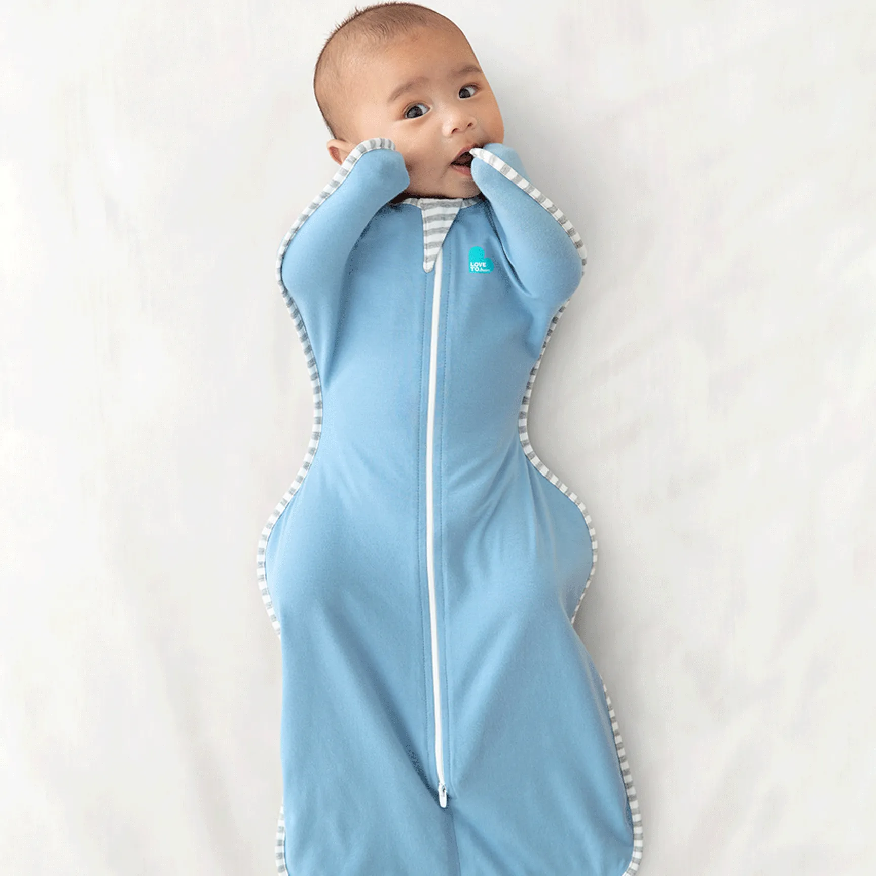 Love to Swaddle Up Bamboo Small Dusty Blue