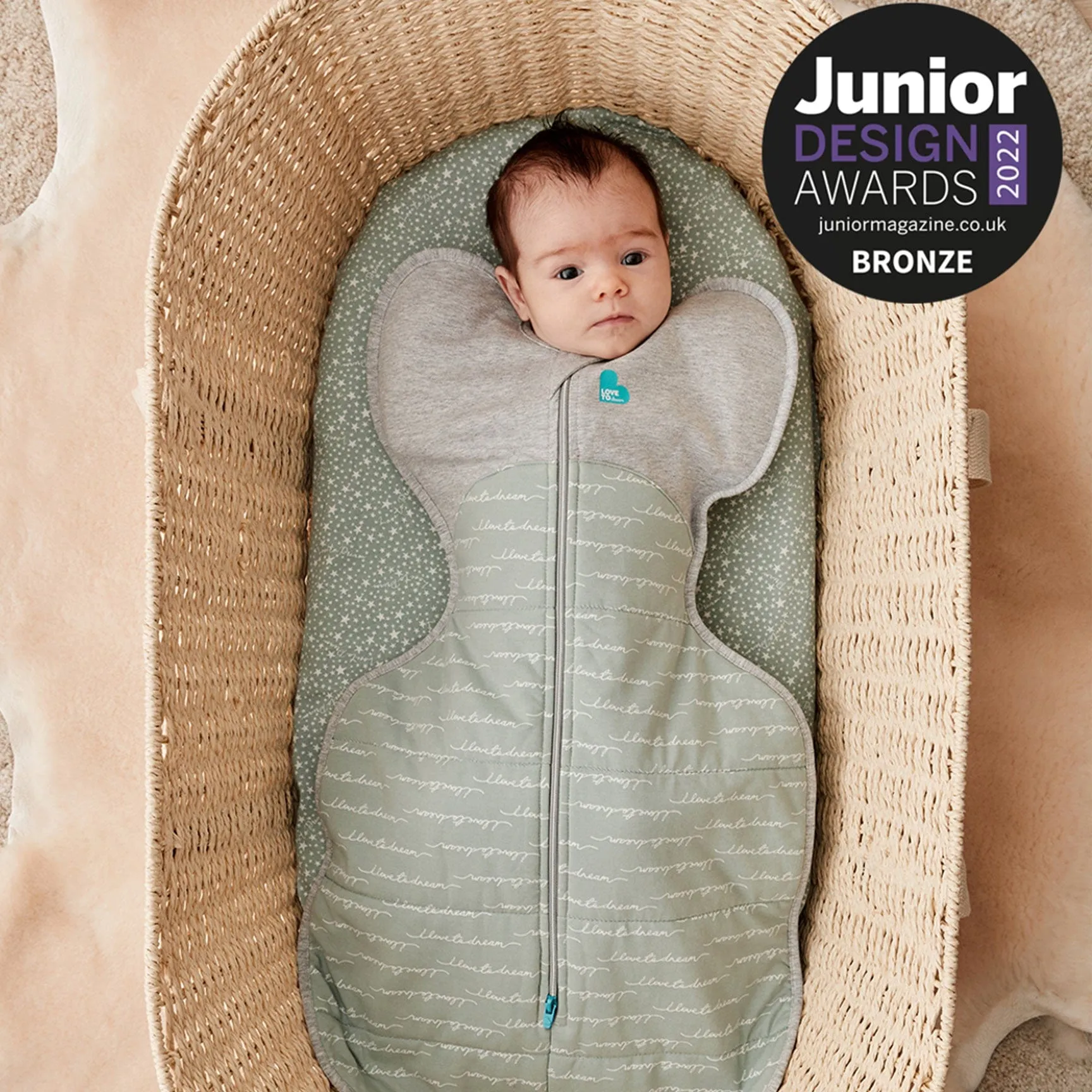 Love to Swaddle Up Warm Small Olive