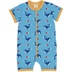 Maxomorra Dolphin Short Rompersuit Dxs2409-Sxs2415