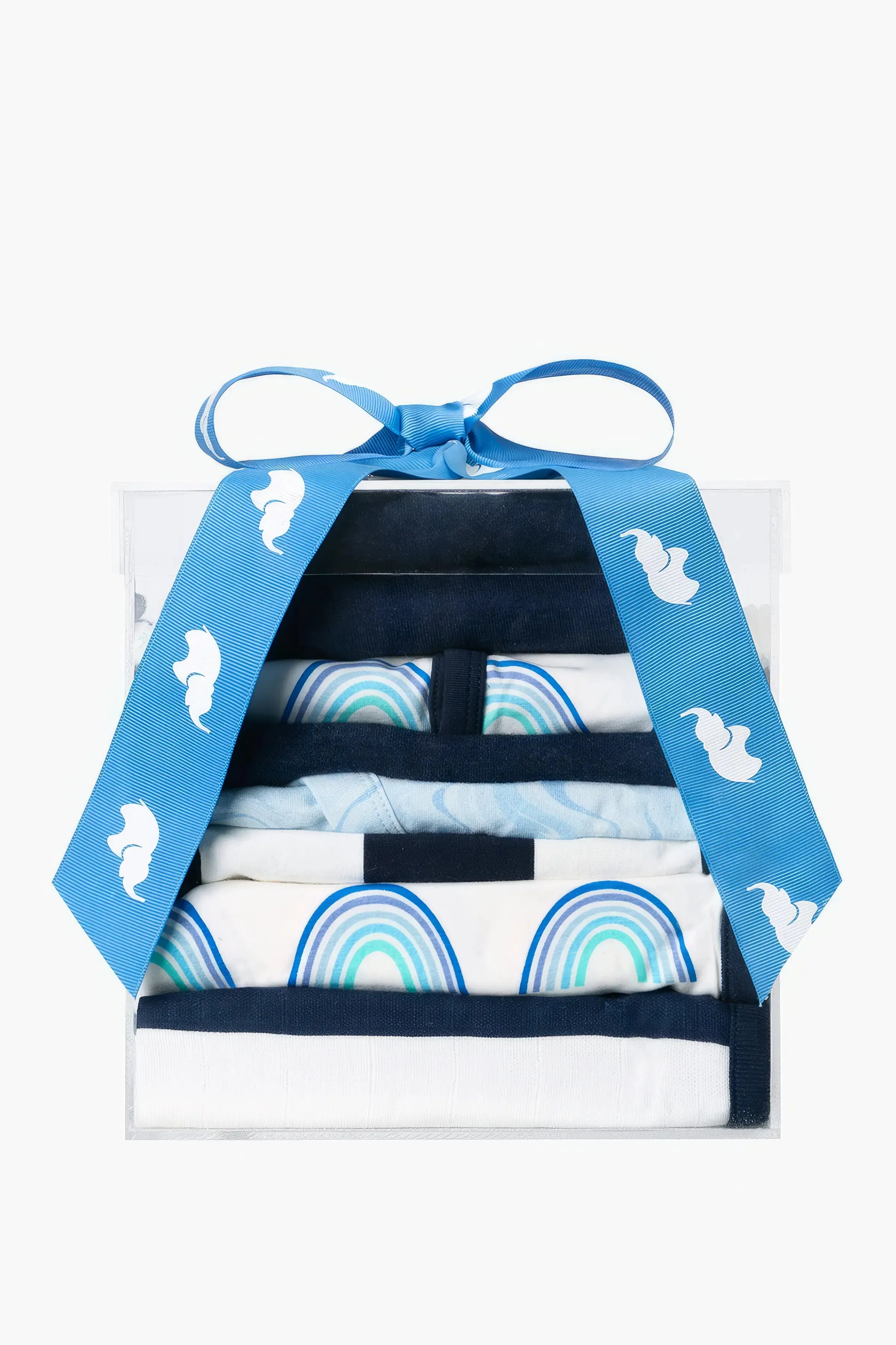 Mini Modern Layette Cuddle Box™️ - Blue