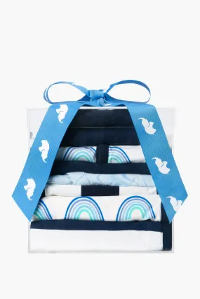 Mini Modern Layette Cuddle Box™️ - Blue