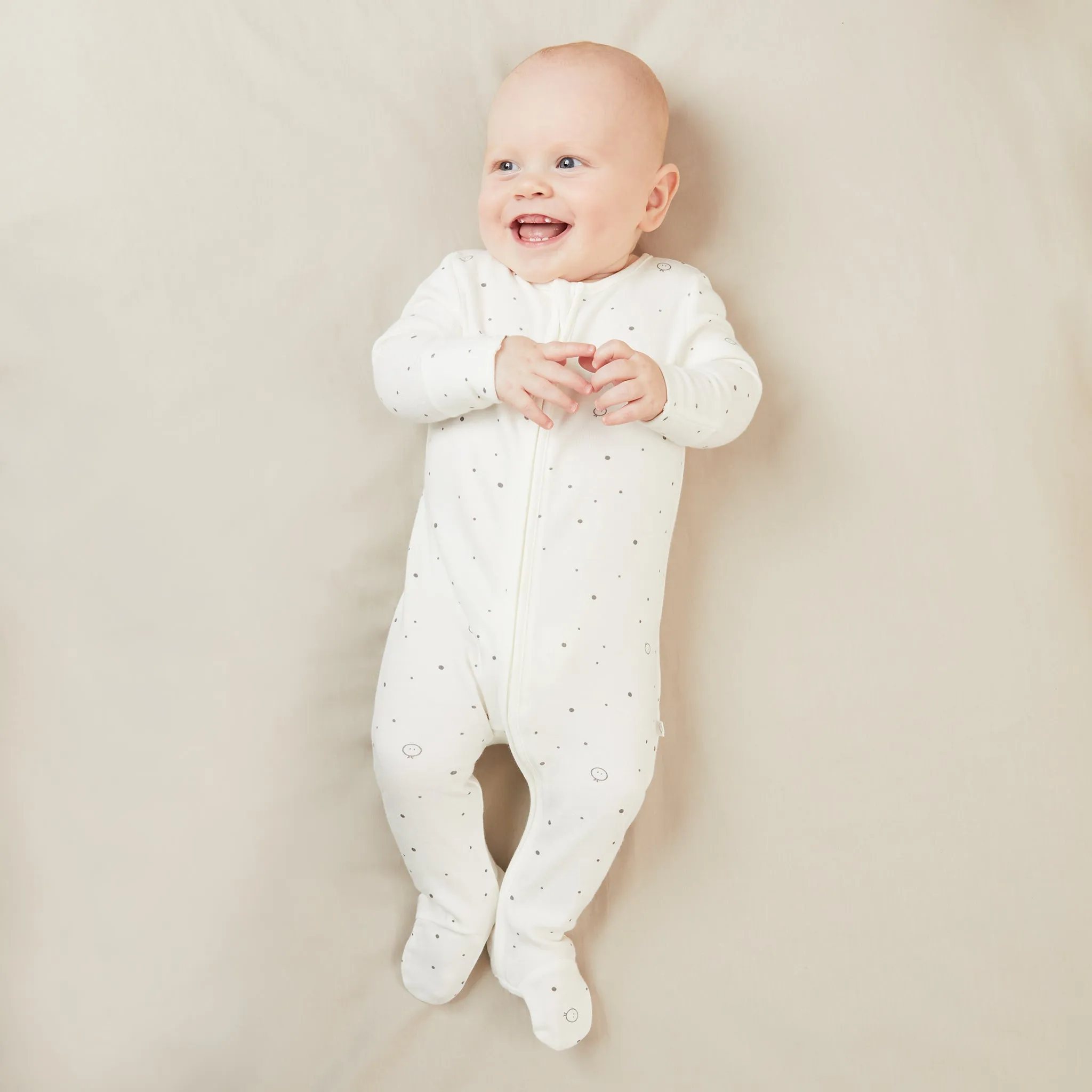 MORI Mascot Zip-Up Sleepsuit