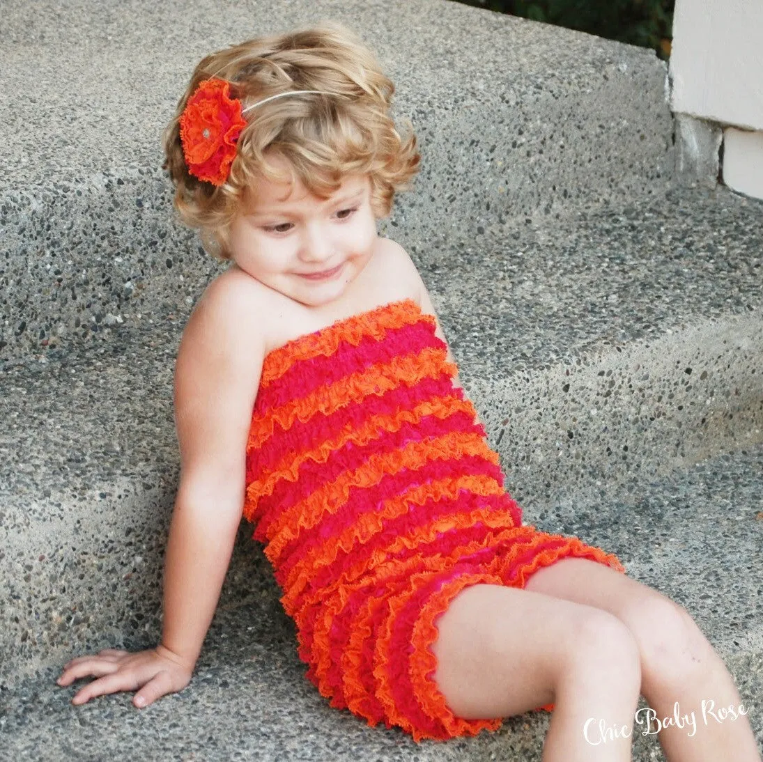 Multicolor Petti Rompers