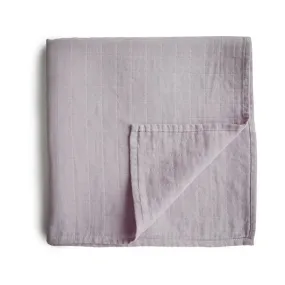 Mushie Swaddle Soft Mauve
