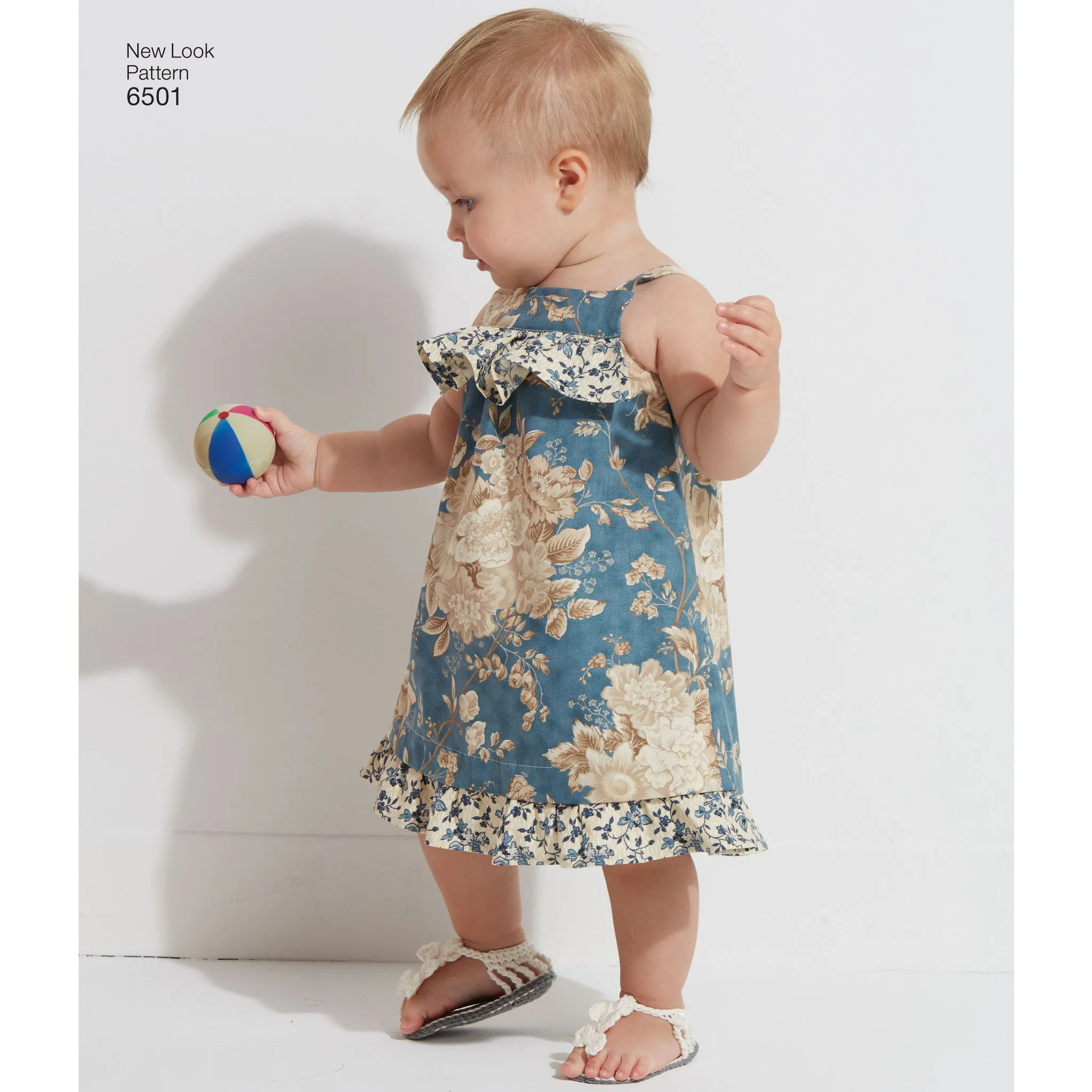 NL6501 Babies' Dress and Romper