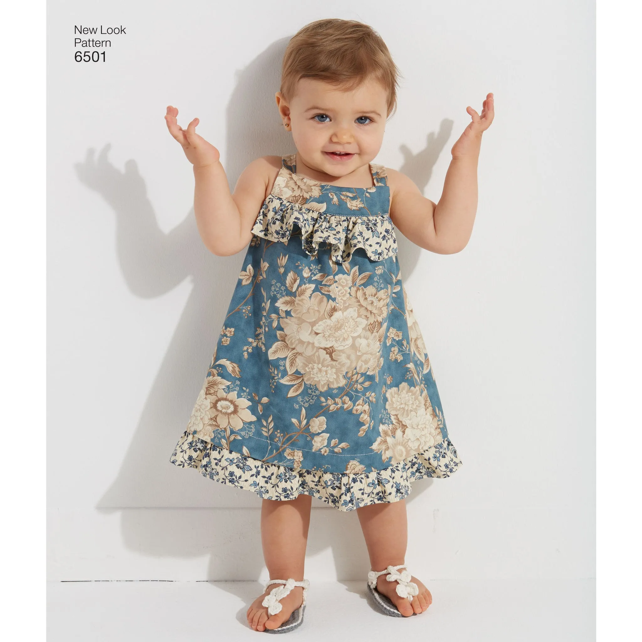 NL6501 Babies' Dress and Romper