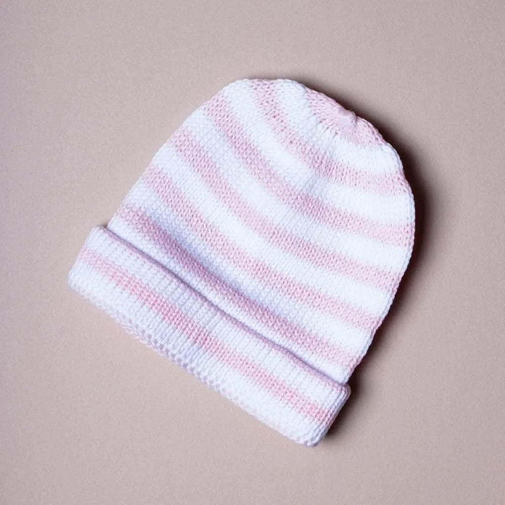 Organic Baby Hats, Handmade in Stripe Colors