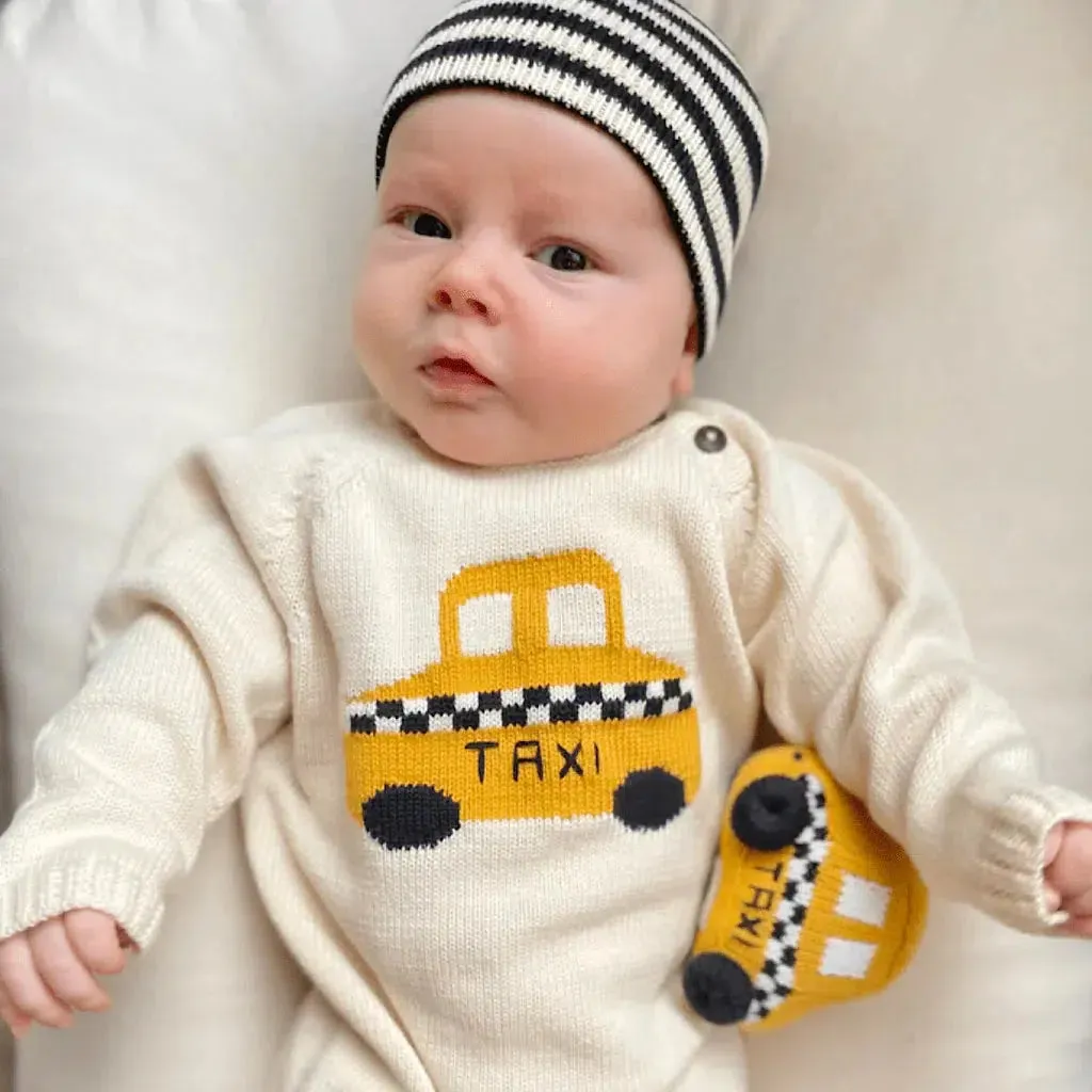 Organic Baby Hats, Handmade in Stripe Colors