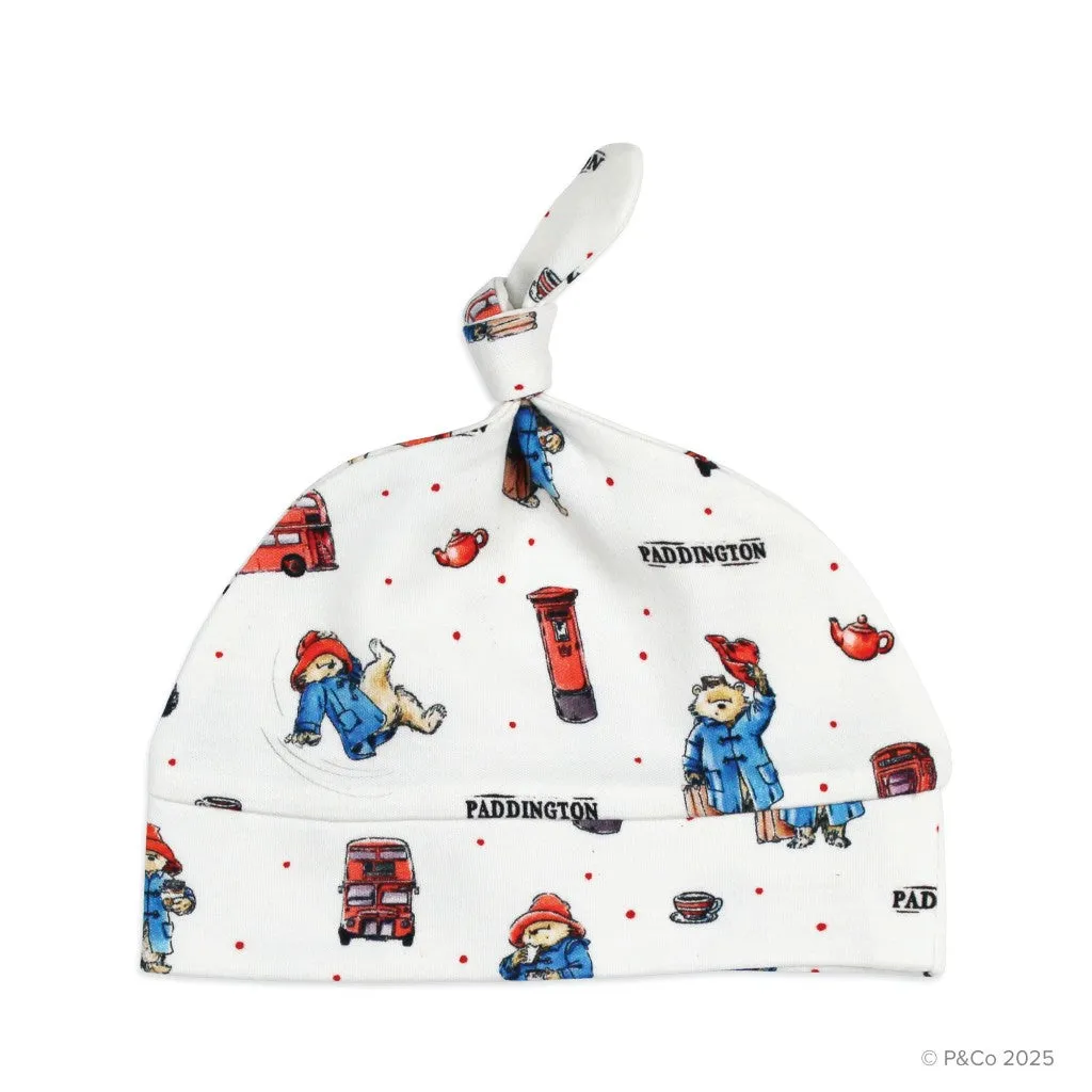 Organic Banded Top-Knot Hat - London Paddington™