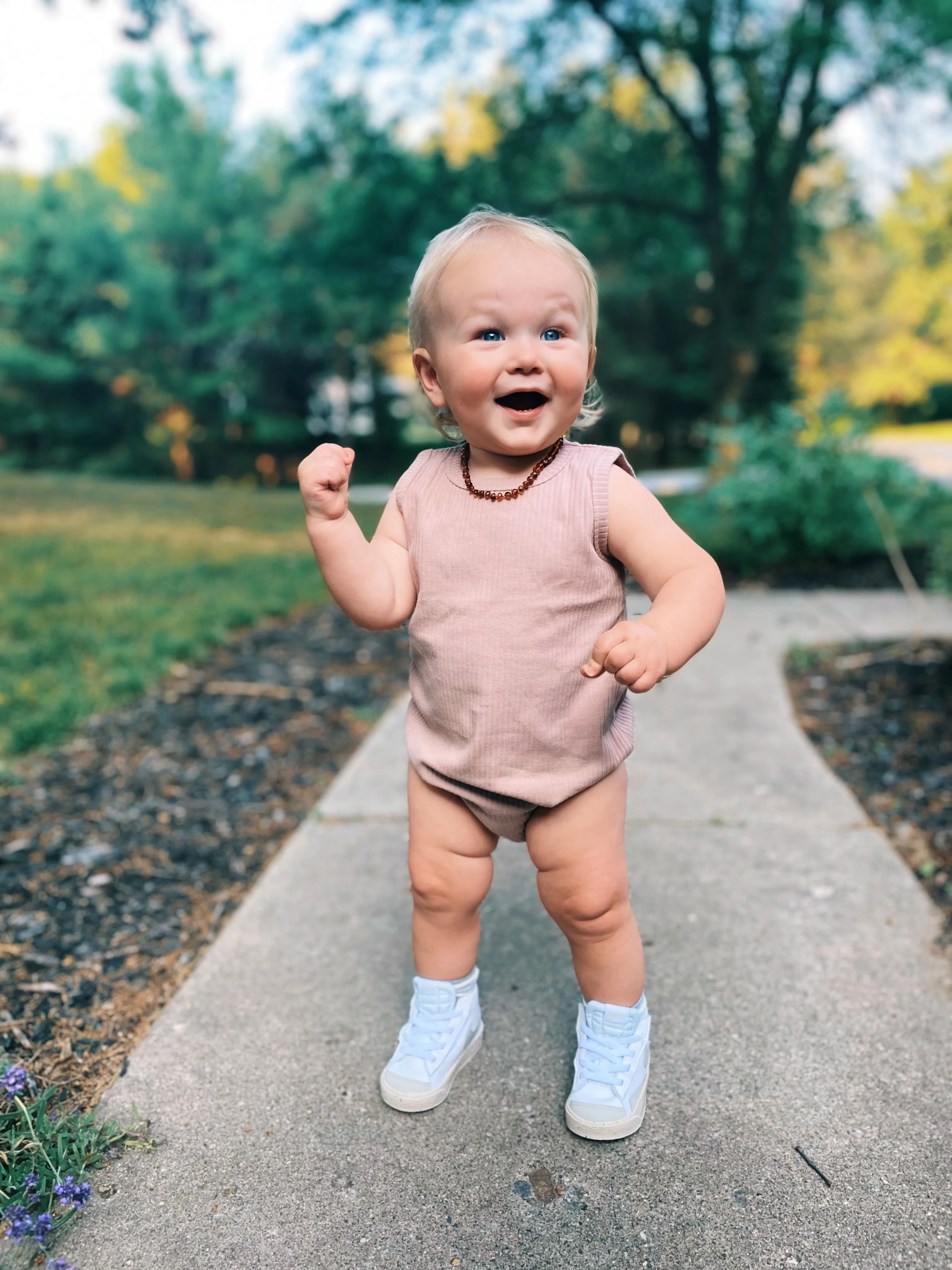 Organic Cotton Bubble Romper