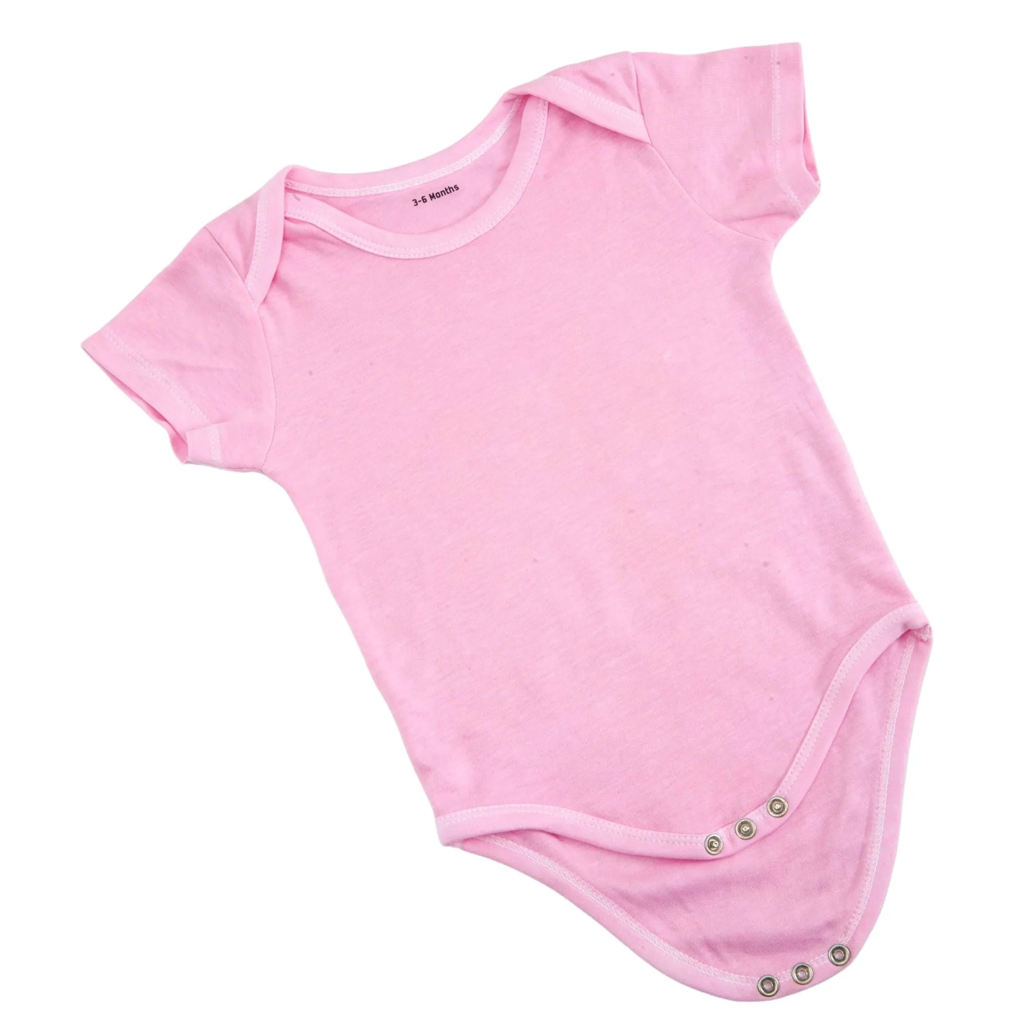 Organic Cotton Romper for Infant set of 2 | White & Pink