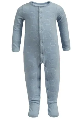 Owl Print Soft Fleece Non Slip Footie Soles Sleepsuit