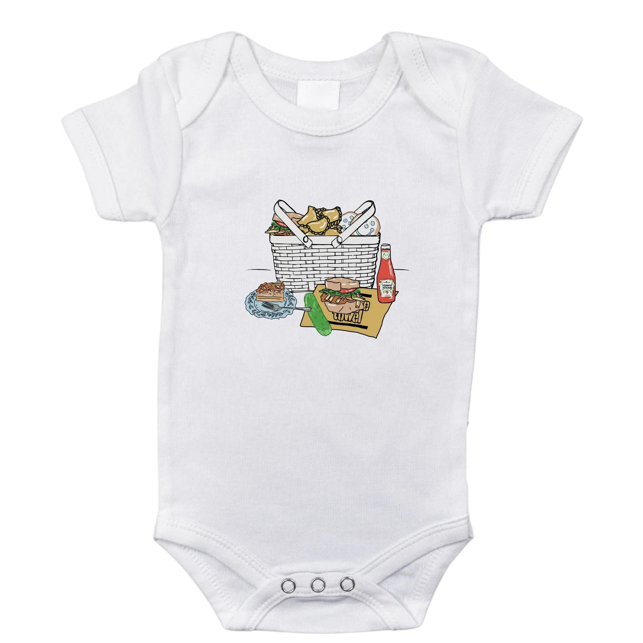 Pittsburgh Picnic Baby Onesie