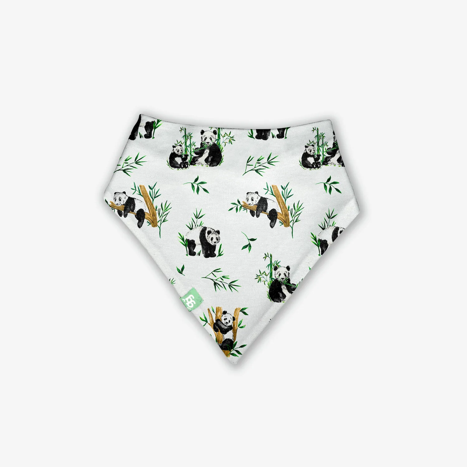 Playful Pandas Bib