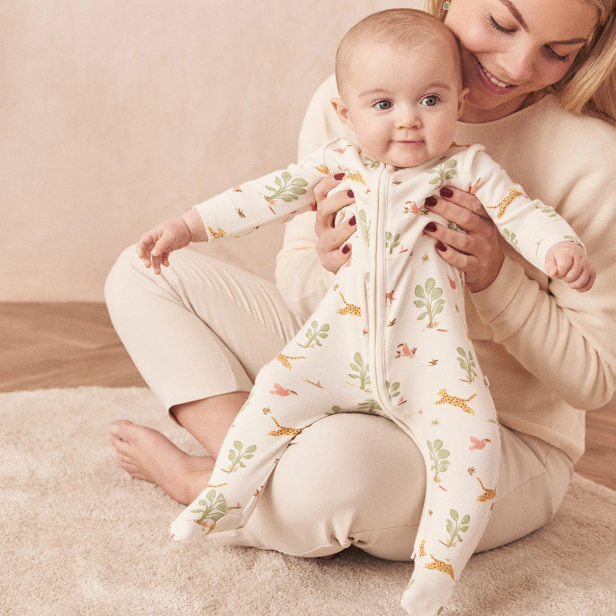 Rainforest Clever Zip Sleepsuit