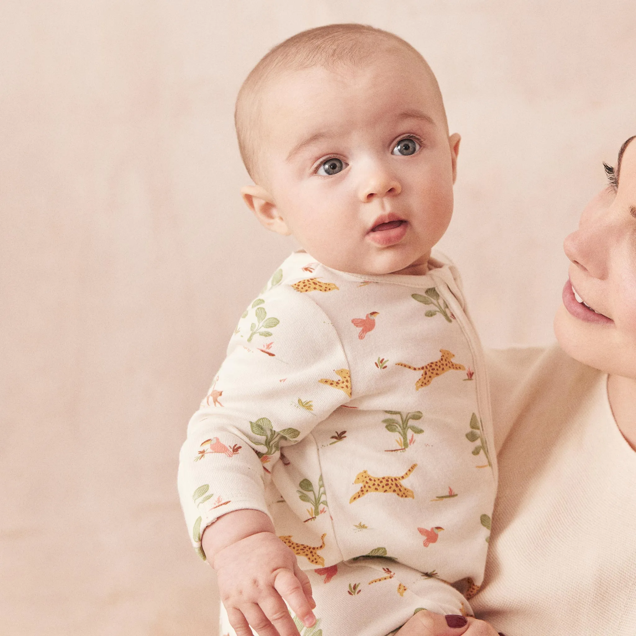 Rainforest Clever Zip Sleepsuit