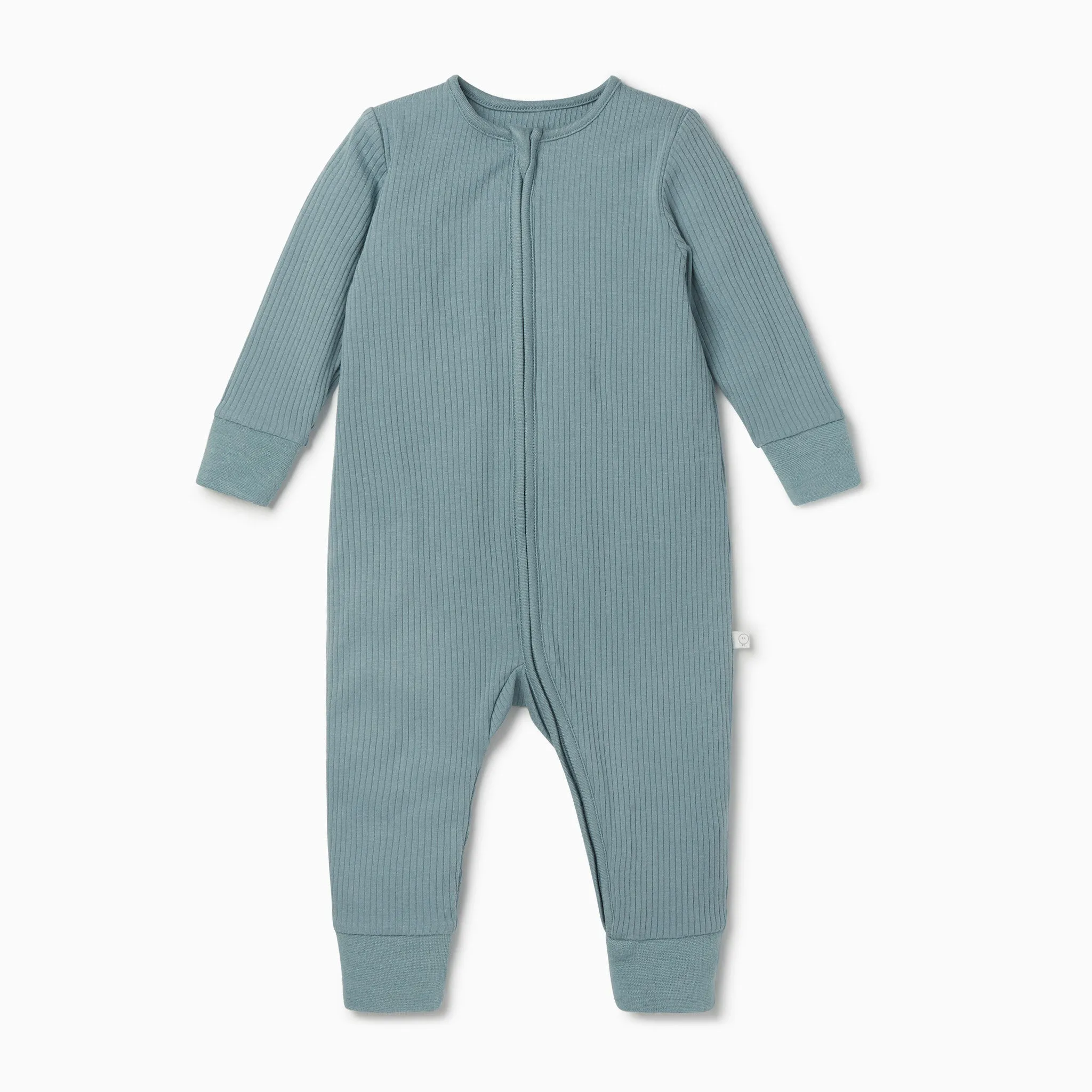 Ribbed Zip-Up Sleepsuit