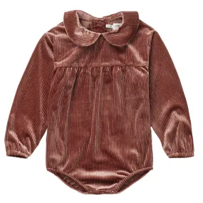 Romper Collar Velvet