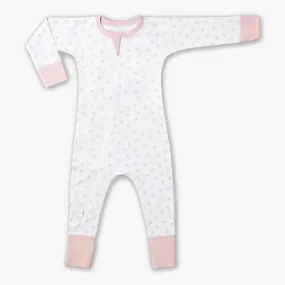 Sapling Child Organic Urchin Posies Zip Romper