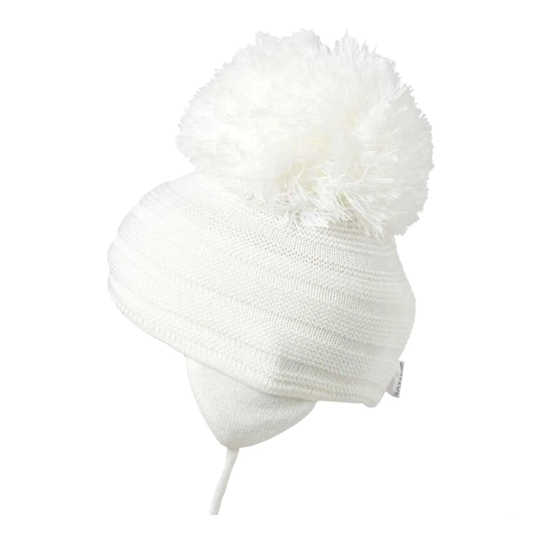 Satila  - Pom pom hat, Purl, off white