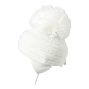 Satila  - Pom pom hat, Purl, off white