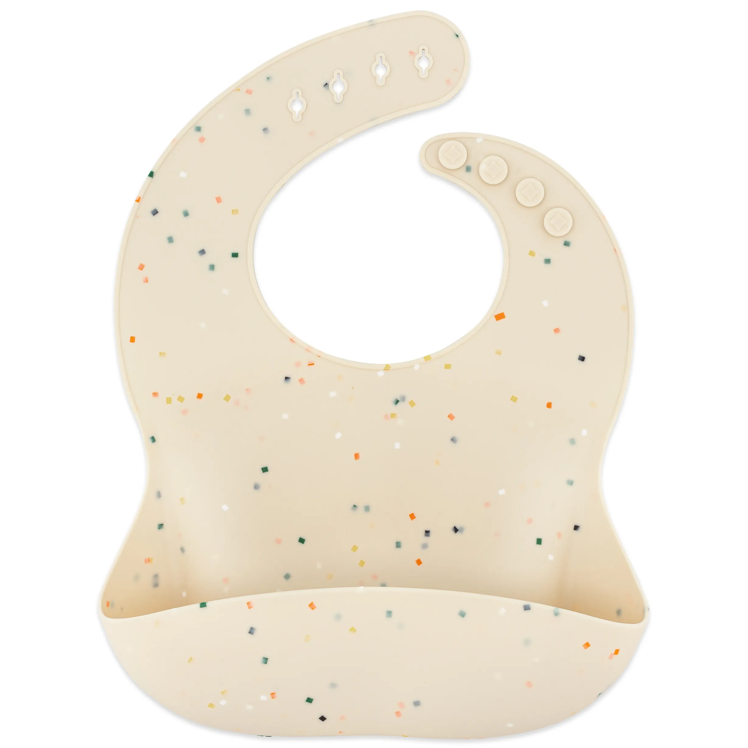 Silicone Bib | Coconut Confetti