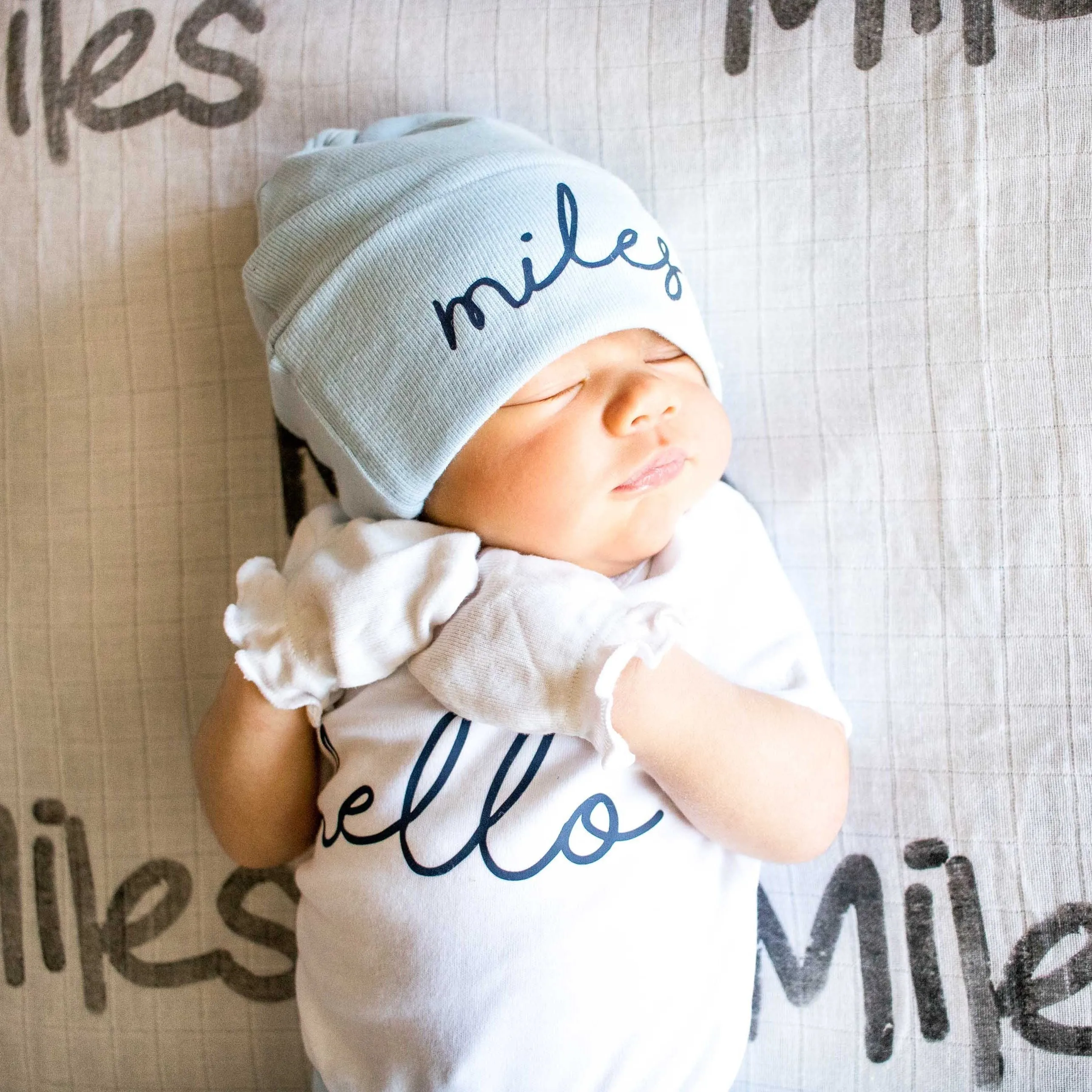 Sky Blue Knot Hat