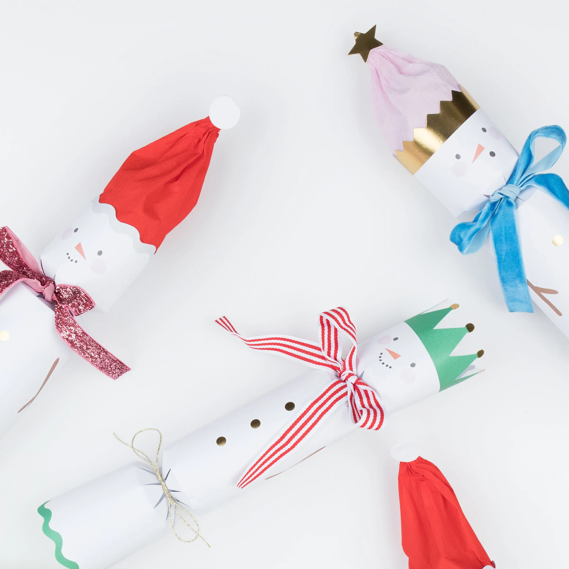 Snowmen Crackers (x 6)
