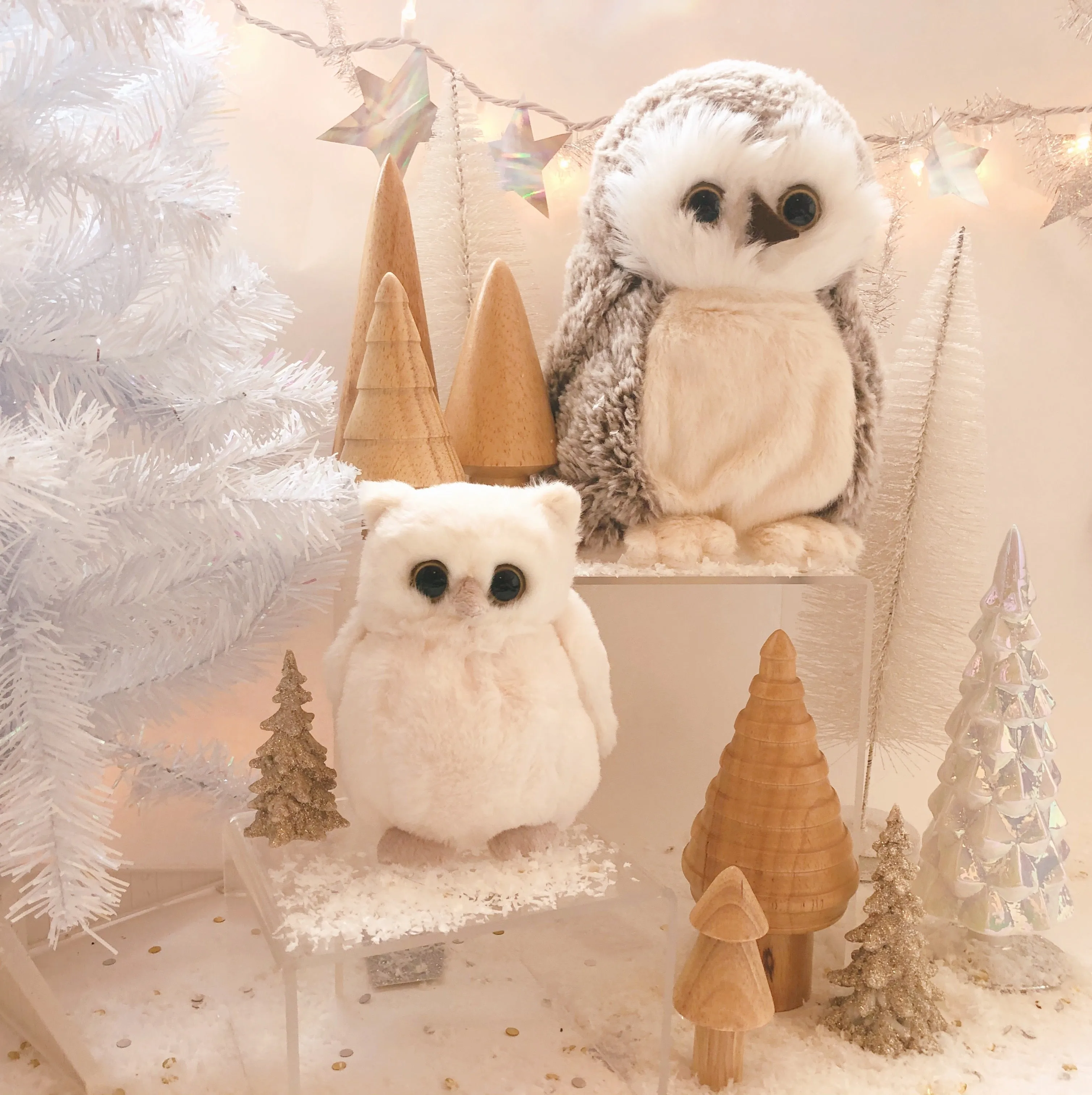 Snuggly Stuffed Baby Owl