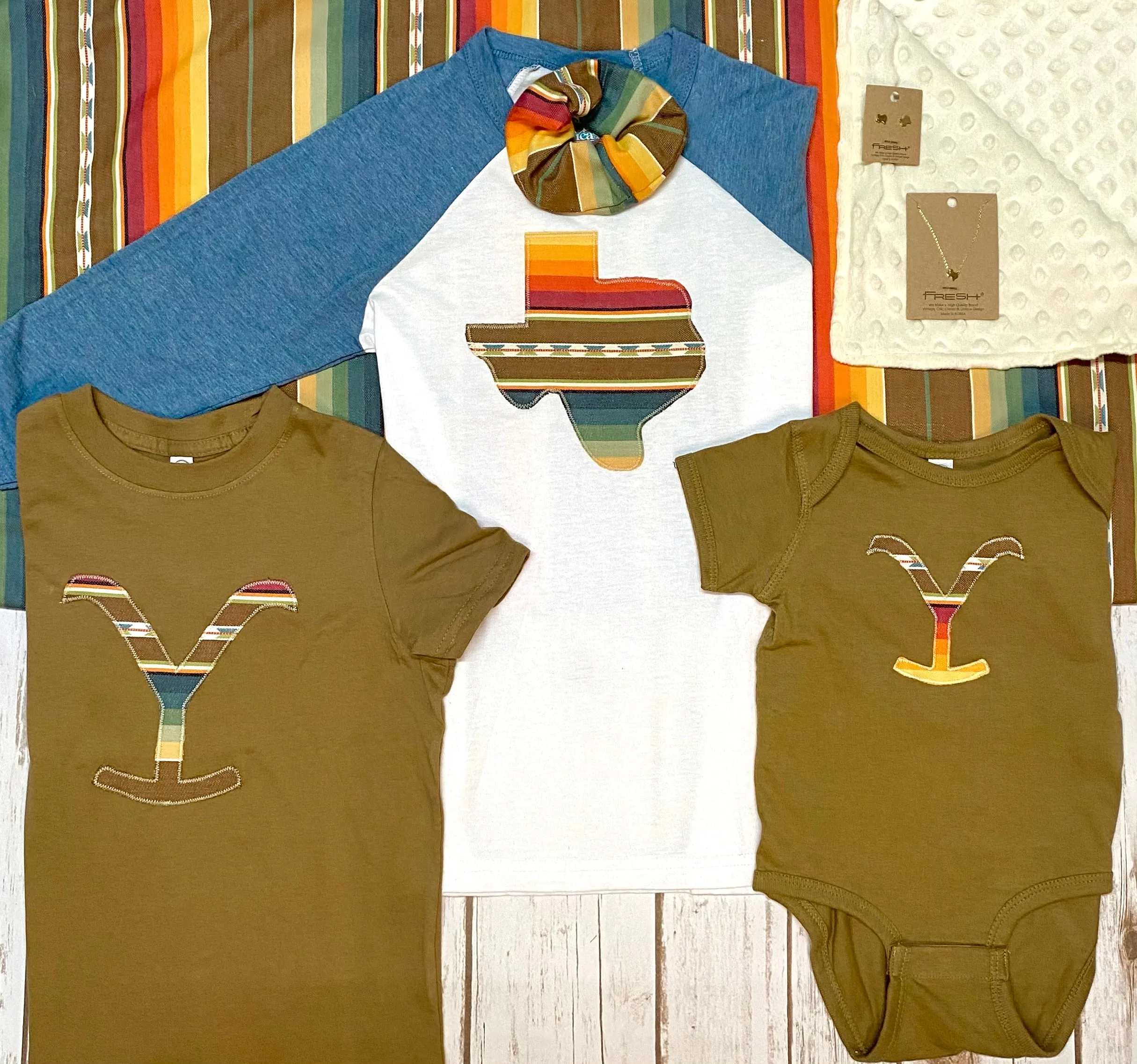 Sol Serape Branded Onesie