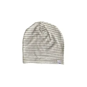 The Grey Striped Beanie