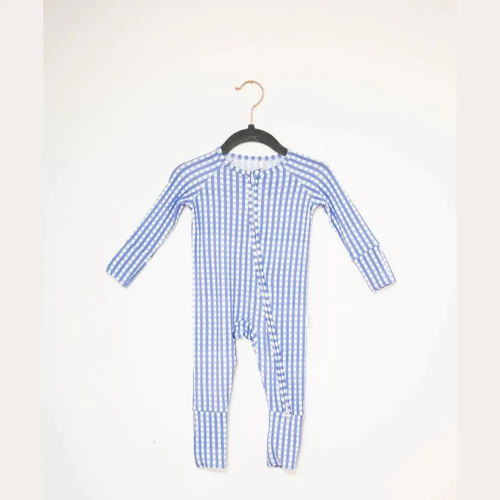The Uptown Baby Long Sleeve Rompers