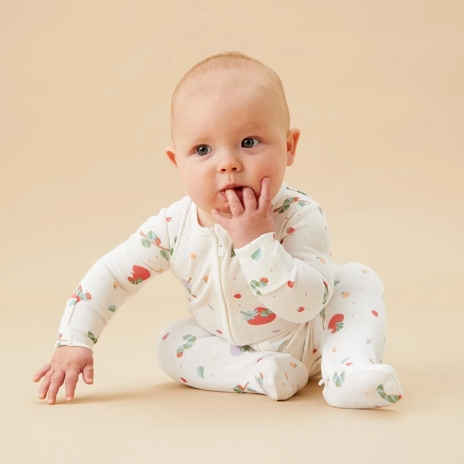 The Very Hungry Caterpillar Clever Zip Sleepsuit
