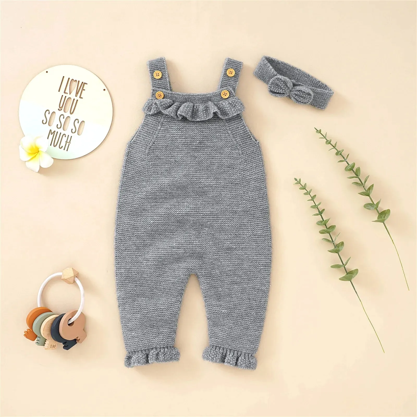 Toddler Baby Girl Autumn Winter Rompers Outfit