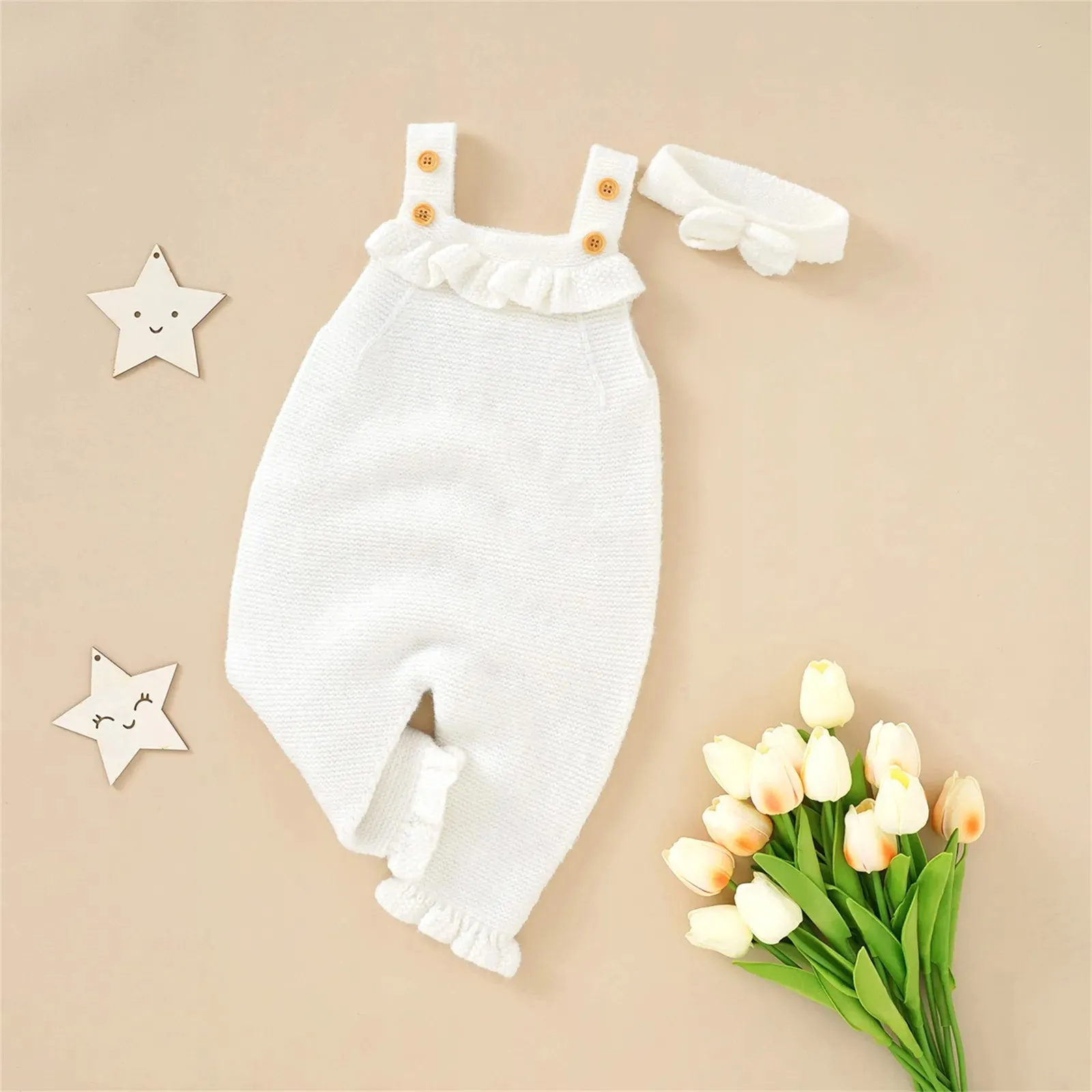 Toddler Baby Girl Autumn Winter Rompers Outfit