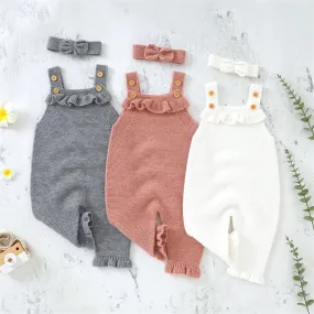 Toddler Baby Girl Autumn Winter Rompers Outfit