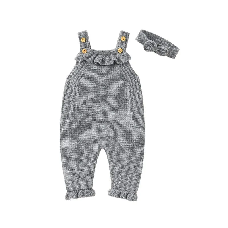 Toddler Baby Girl Autumn Winter Rompers Outfit