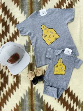 Toddler Calf Tag Onesies & Tees