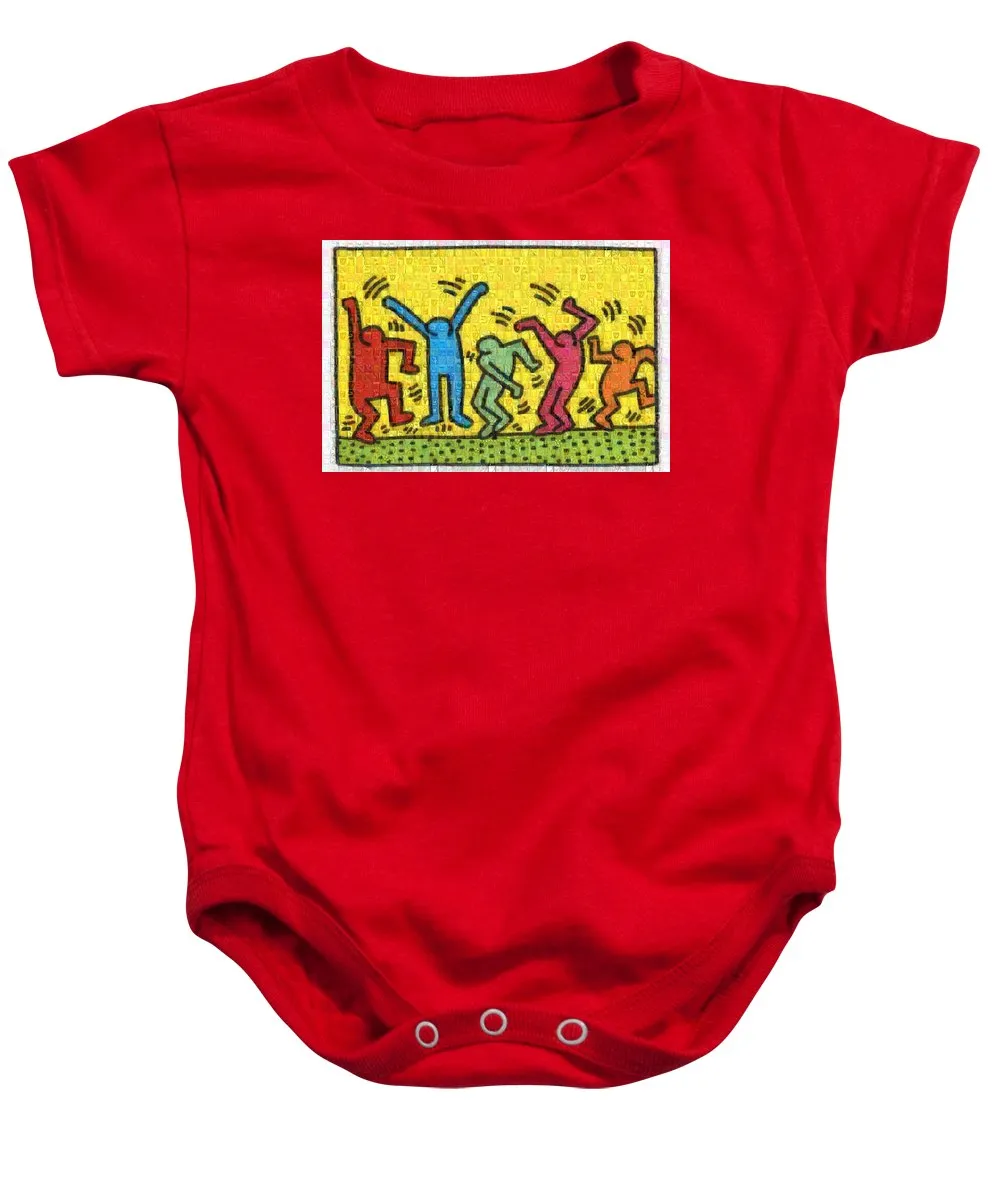 Tribute to Haring - Baby Onesie