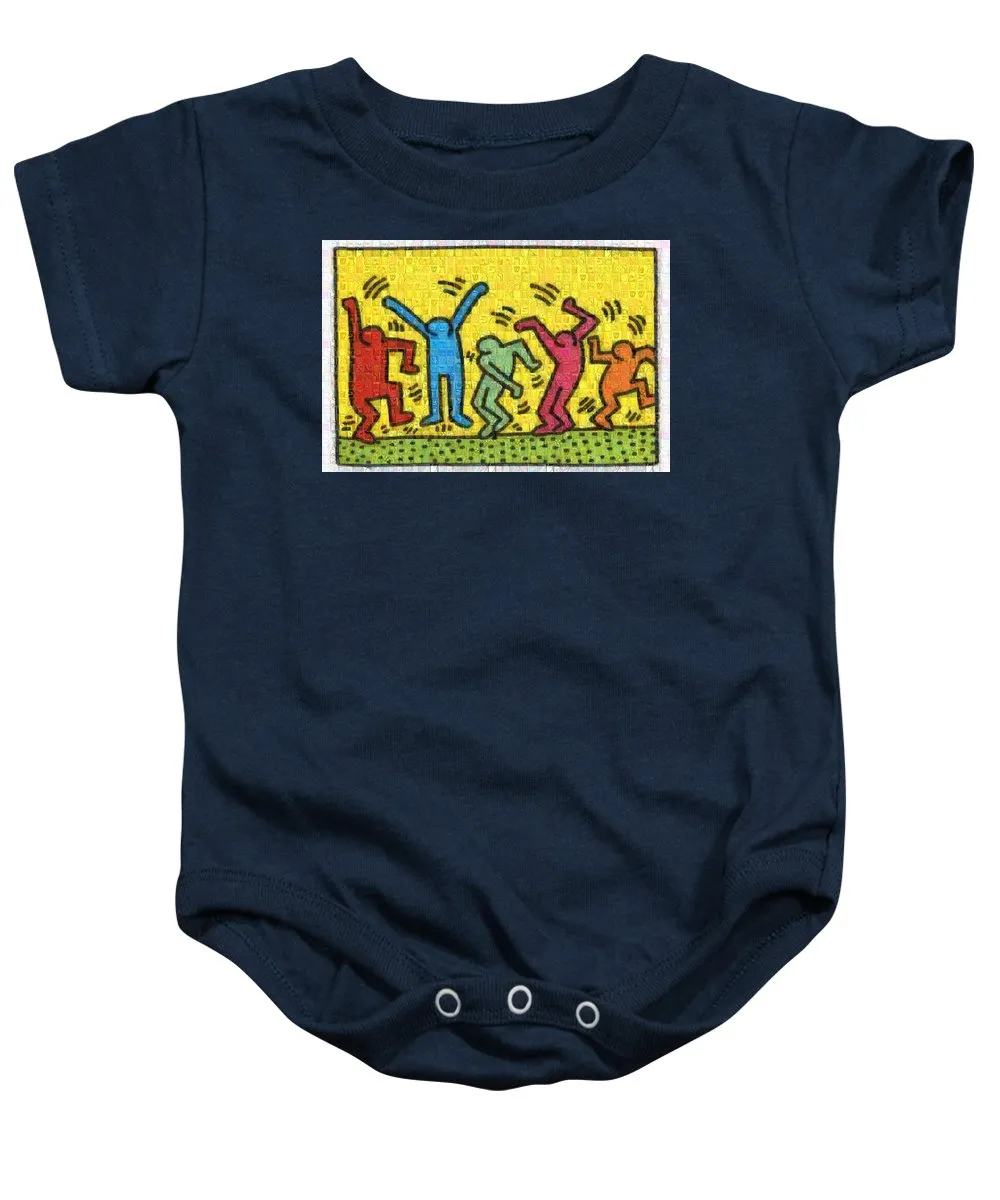 Tribute to Haring - Baby Onesie