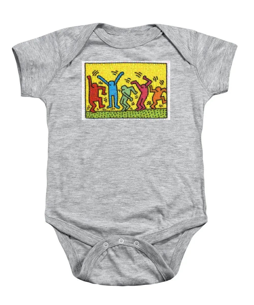 Tribute to Haring - Baby Onesie